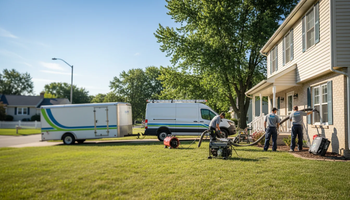 Flooded Basement Restoration And Cleanup With Repair in Mapleton, KS near me